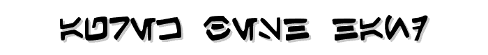 Aurek-Besh Hand font